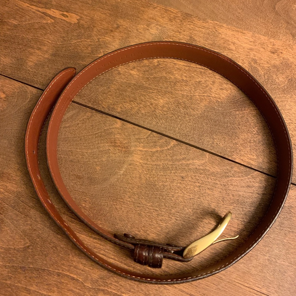 J Hilburn Brown Belt Size 32